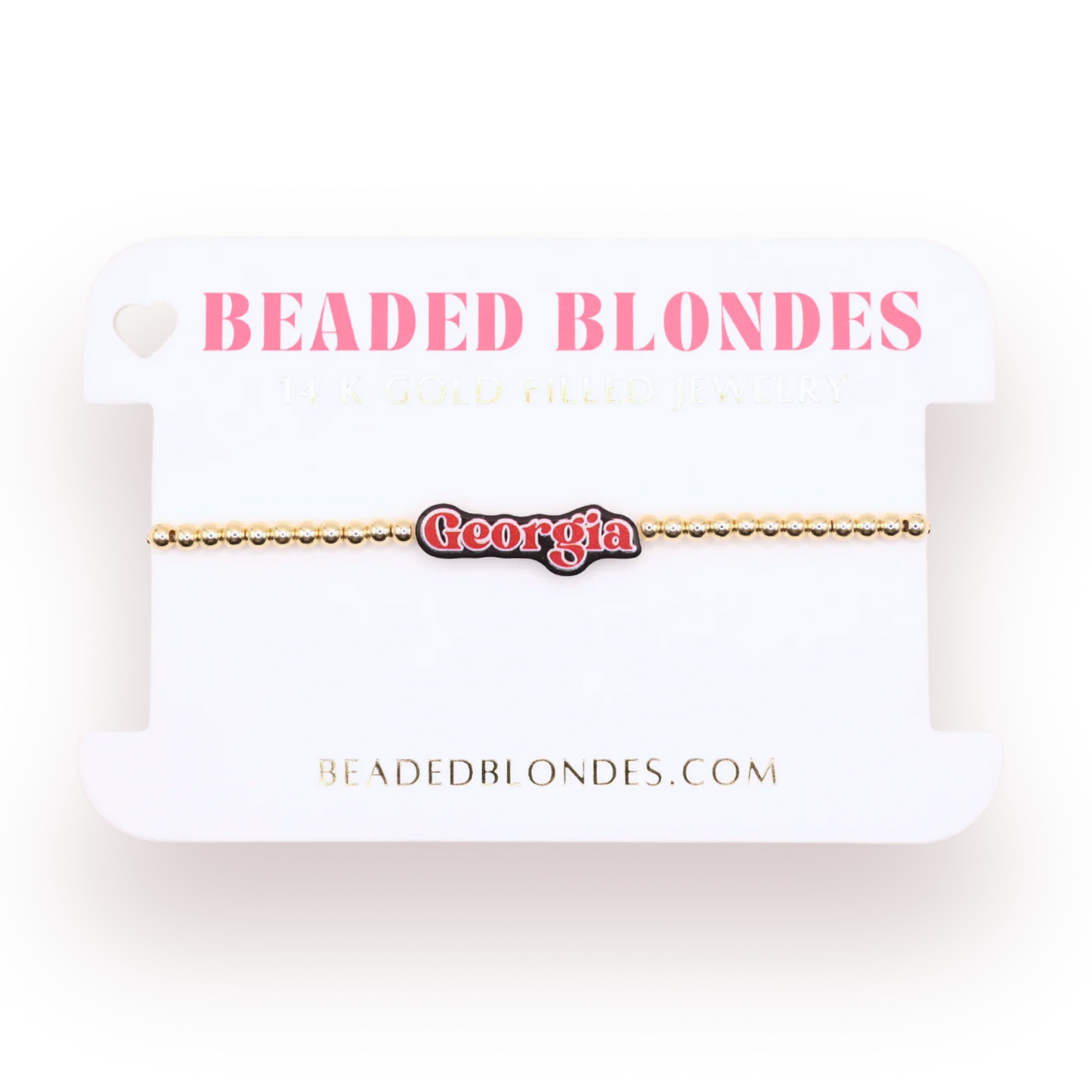 Georgia Beaded Blonde Bracelet