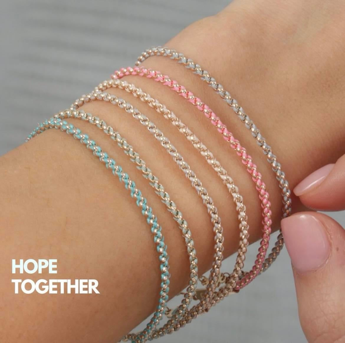 hope together enewton bracelet - turquoise