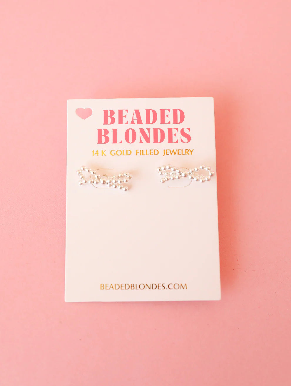 Silver Bow Earrings