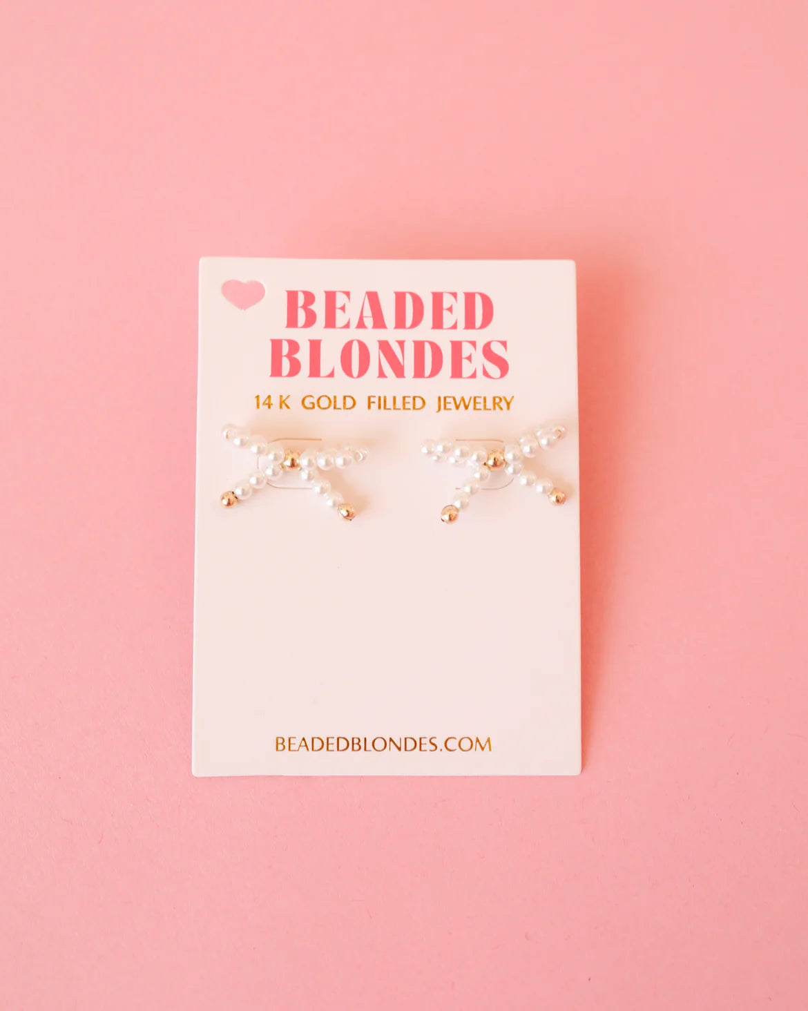 Pearl Bow Earrings