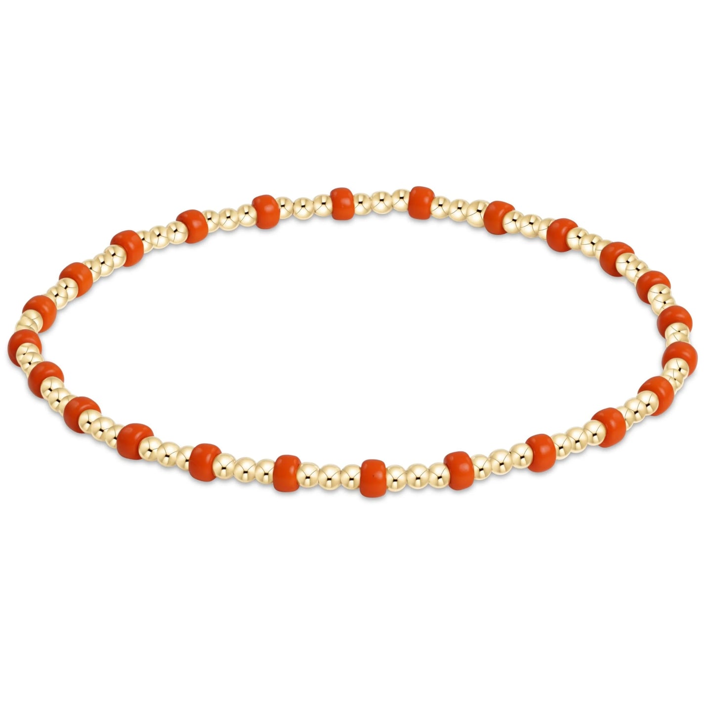 gameday hope gold sincerity bracelet - bright orange