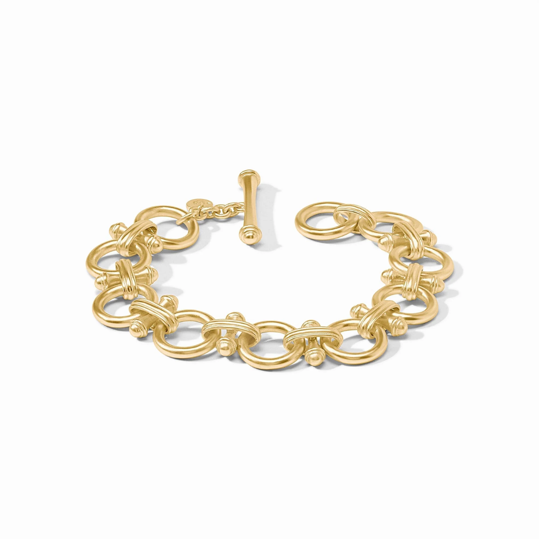 Julie Vos Bamboo Link Bracelet Gold