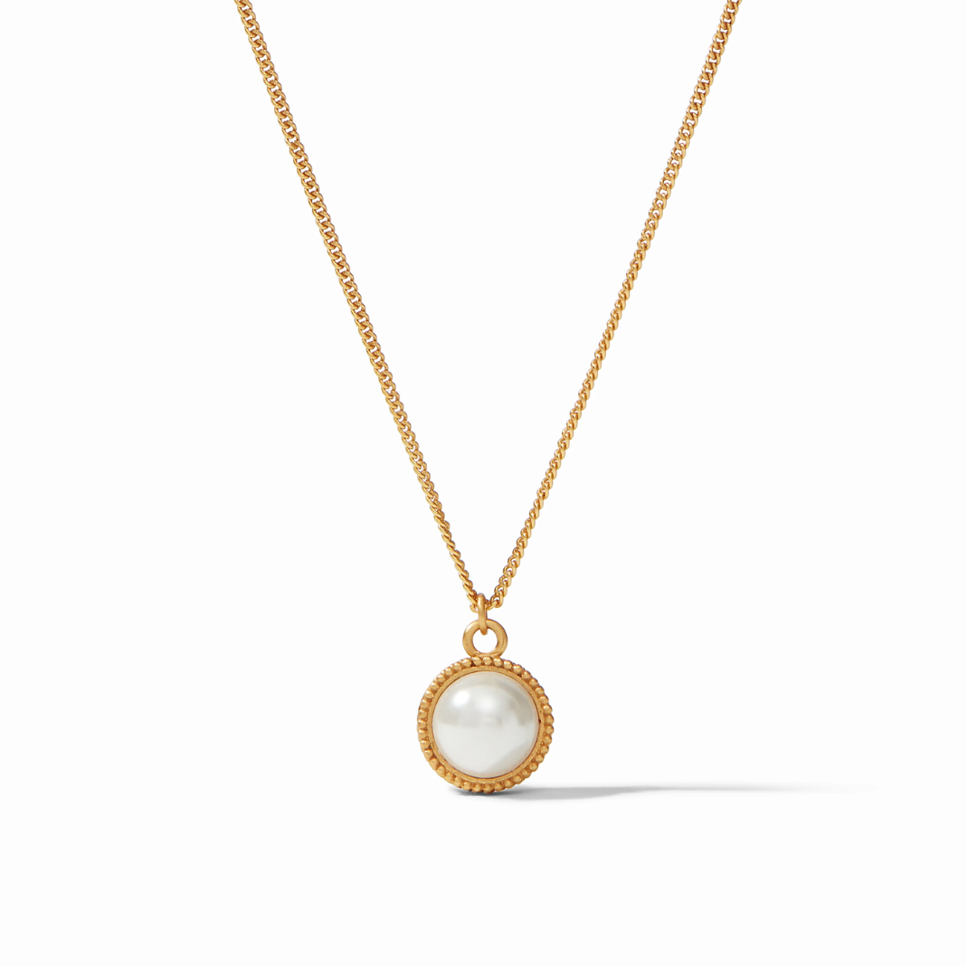 Fleur-de-Lis Solitaire Necklace