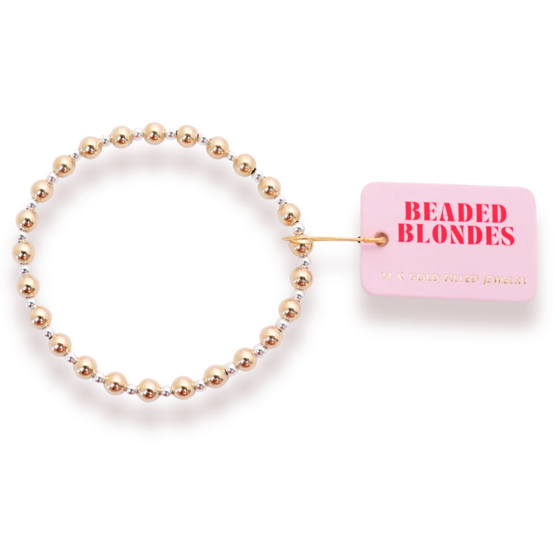 Beaded Blondes Katy Mixed Metals Bracelet