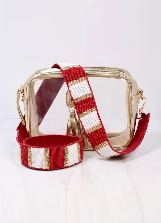 Stadium Striped Strap Red