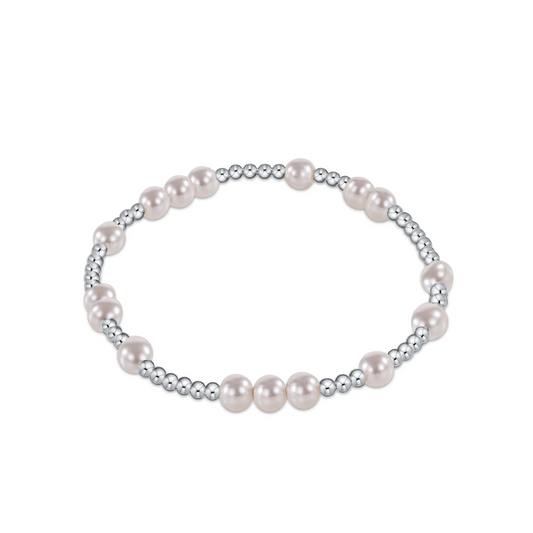 Hope Unwritten 5mm Pearl Silver enewton Bracelet