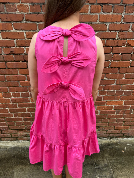 Bow Back Dress