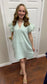 Seafoam Green Pearl Up Dress