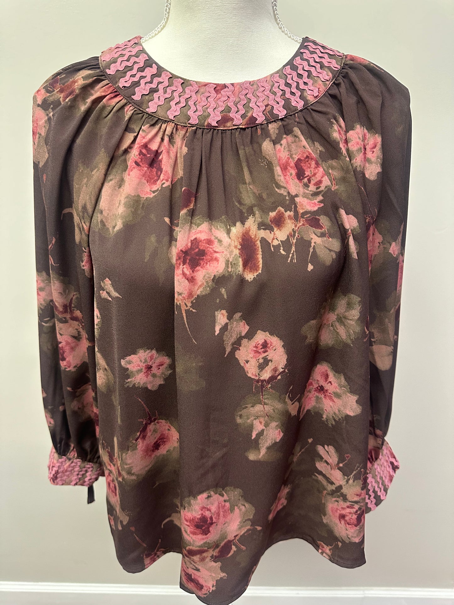 Winter Floral Top