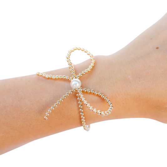 Gold Bow Bracelet