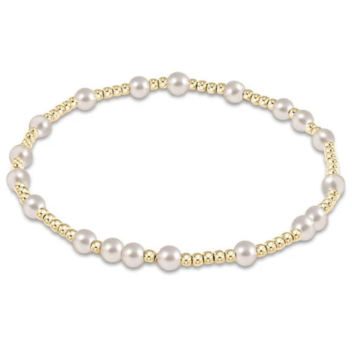 hope unwritten bracelet - pearl 4mm