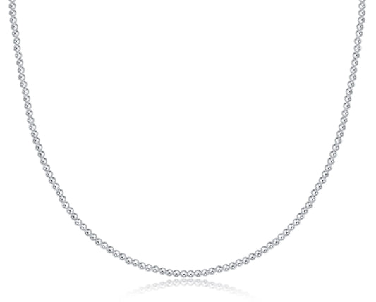 choker classic sterling 2mm bead