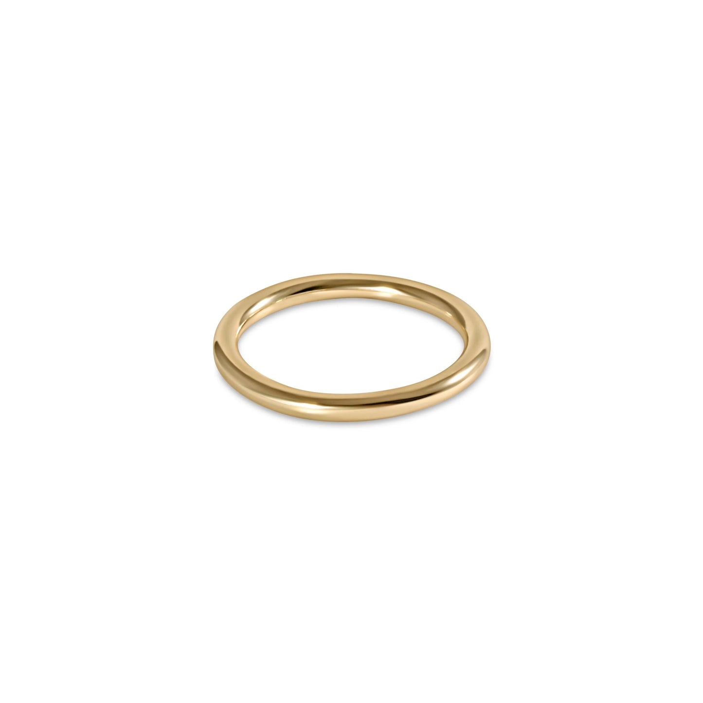 classic gold band ring