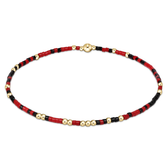 gameday hope unwritten bracelet - bright red-onyx