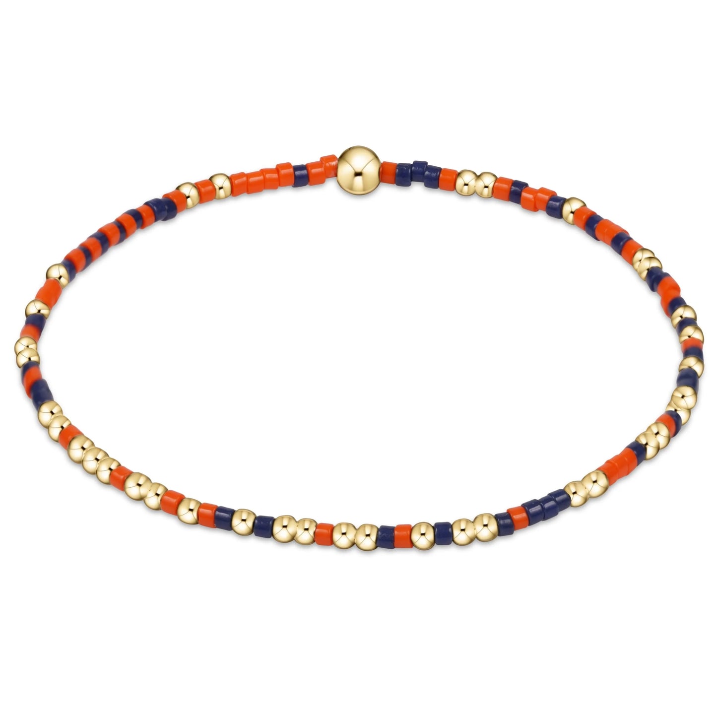 gameday hope unwritten bracelet - bright orange-navy