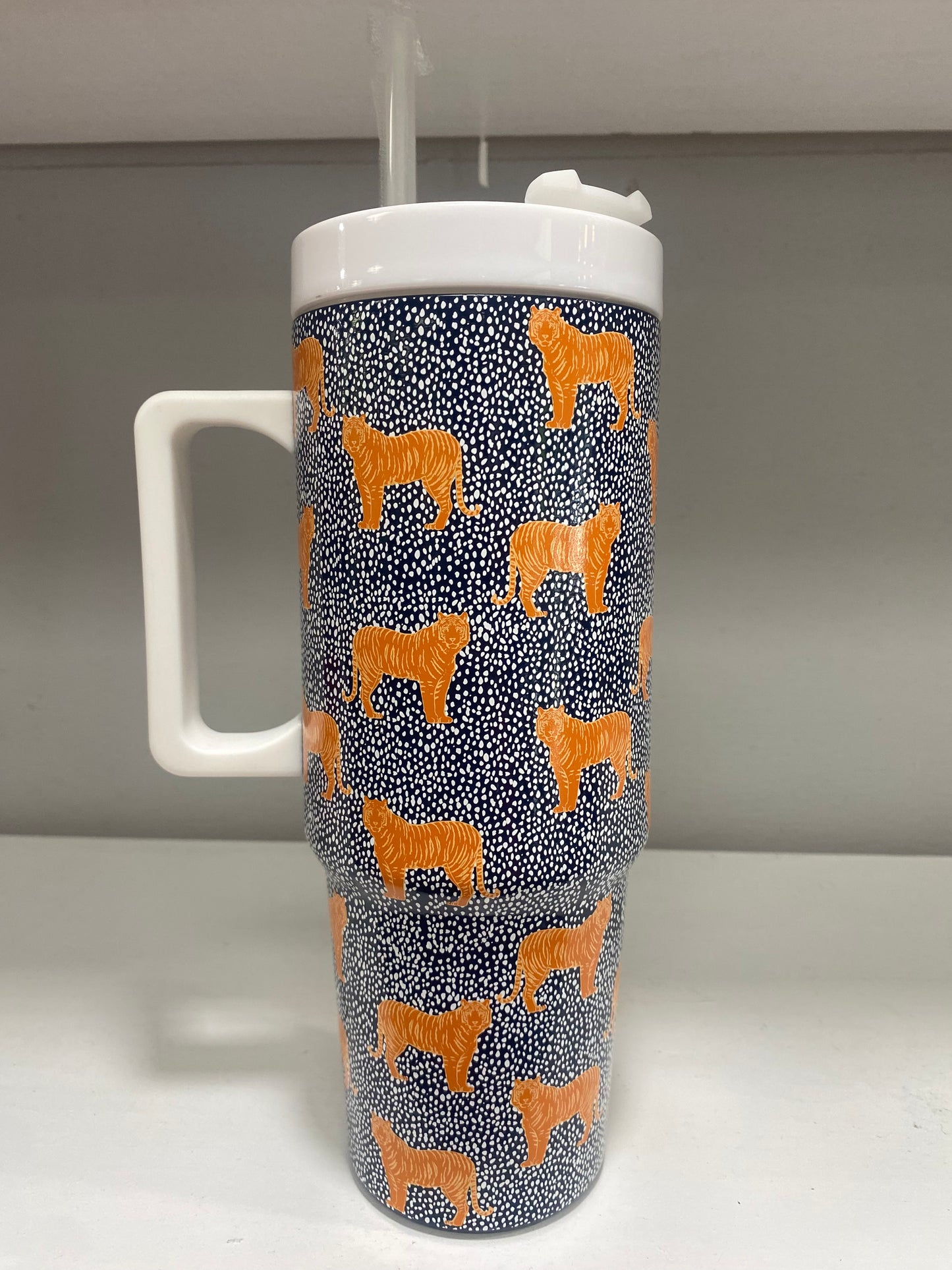 Mary Square Tiger Pride 32 oz. Stainless To-Go Tumbler