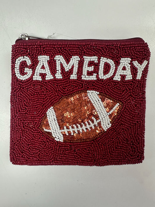 Gameday Football Pouch Burgundy