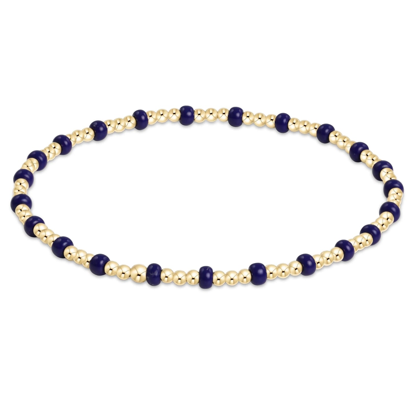 gameday hope gold sincerity bracelet - navy