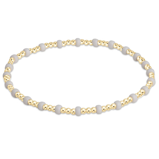 gameday hope gold sincerity bracelet - white