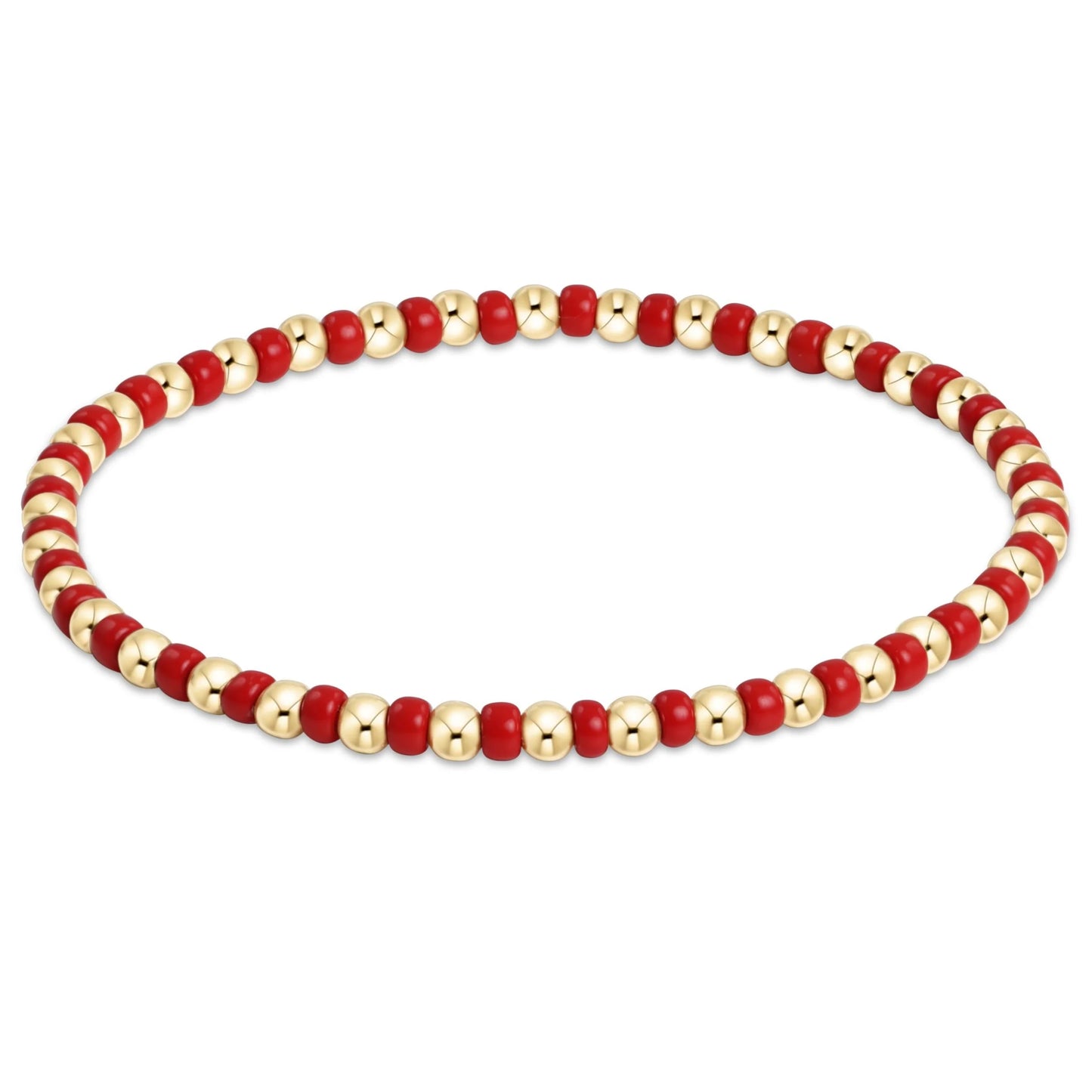 gameday hope grateful bracelet - bright red