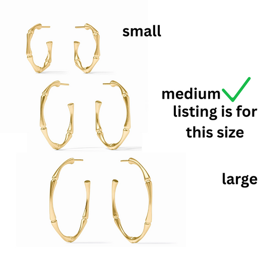 Julie Vos Bamboo Hoop Medium