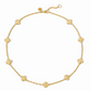 Julie Vos Malta Canterbury Delicate Station Necklace