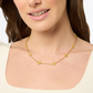 Julie Vos Malta Canterbury Delicate Station Necklace
