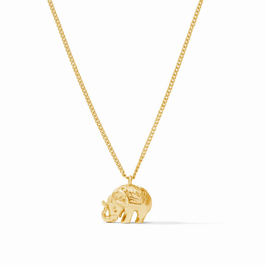 Julie Vos Elephant Delicate Necklace Gold