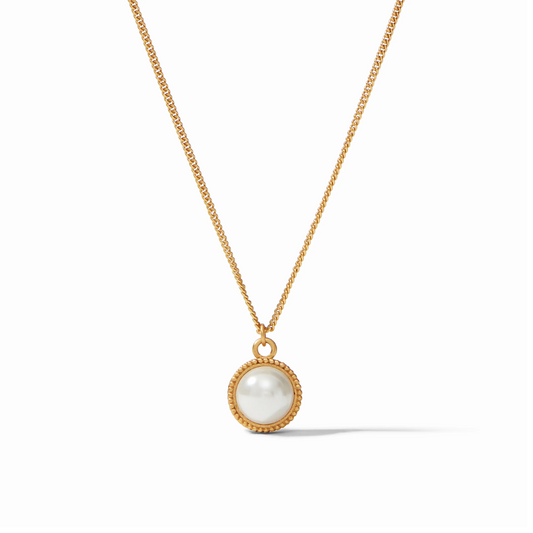 Fleur-de-Lis Solitaire Necklace