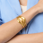 Julie Vos Wave Cuff Gold
