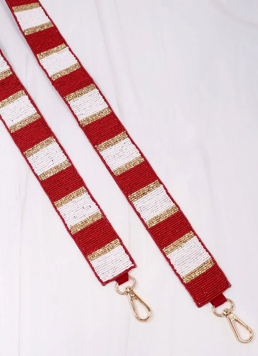 Stadium Striped Strap Red