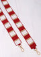 Stadium Striped Strap Red