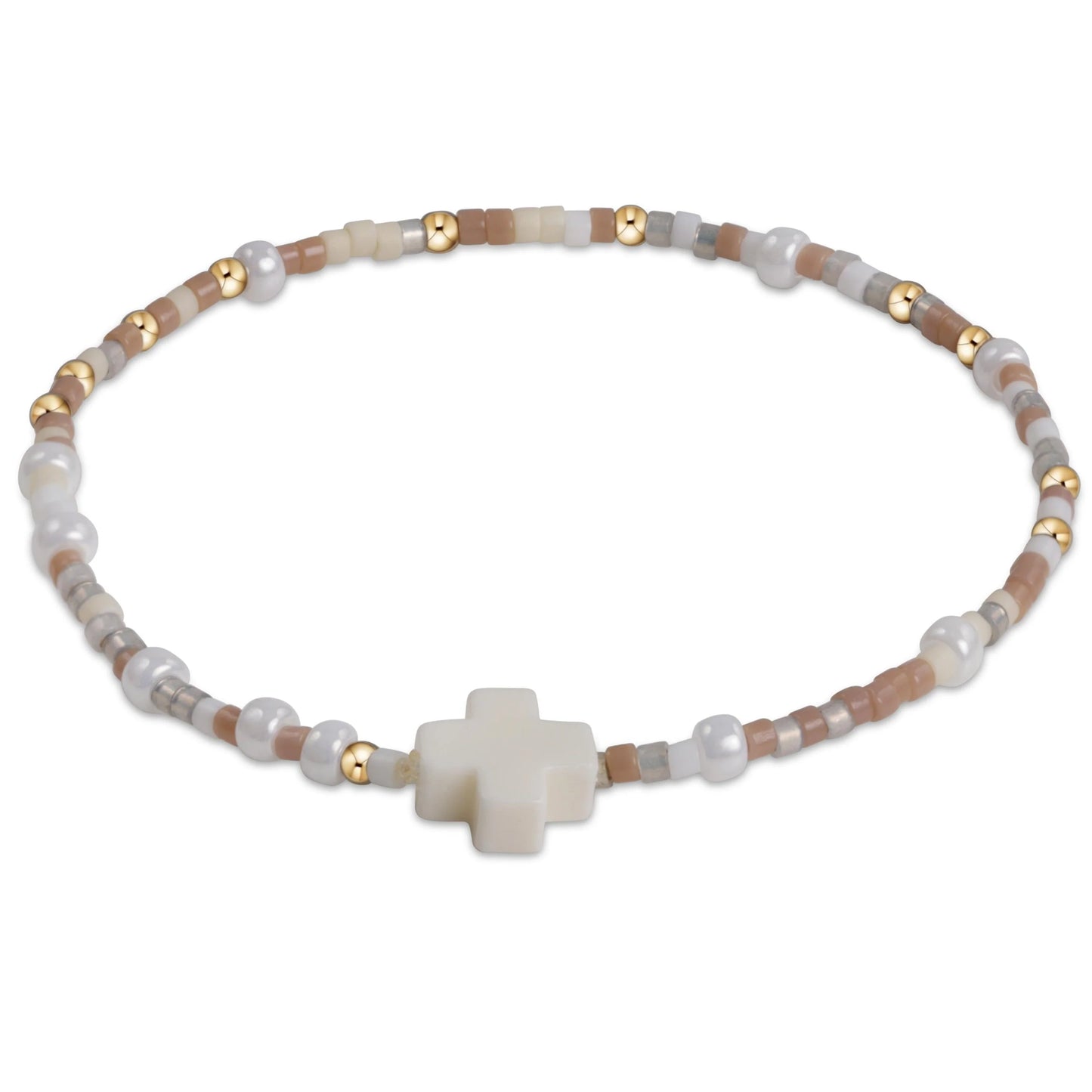 egirl hope unwritten signature cross bracelet - say it ain't snow